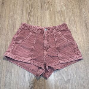 PACSun Corduroy Mom Shorts Pink Size 25 High Rise Vintage Style